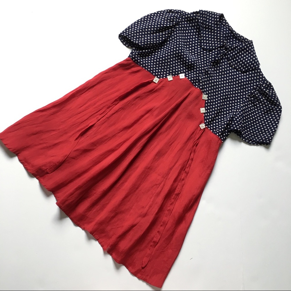 Vintage polka dot little girl dress💗